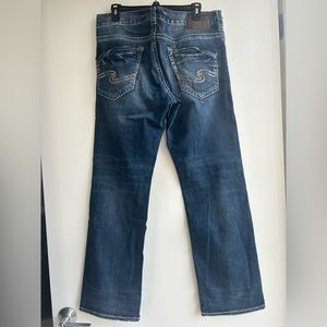 Men's Silver jeans Zac relaxed straight 31 X 30 indigo blue